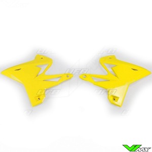 UFO Restyle Radiator Shrouds Yellow - Yamaha YZ125 YZ250