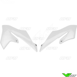 UFO Radiator Shrouds White - Yamaha YZ65