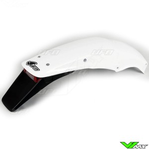 UFO Rear Fender with Tail Light White - Honda CR125 CR250