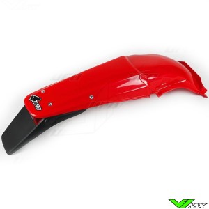 UFO Rear Fender with Tail Light Red - Honda CR125 CR250