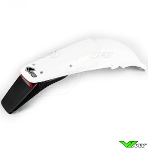UFO Rear Fender with Tail Light White - Honda CRF450R