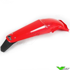 UFO Rear Fender with LED Tail Light Red - Honda CR125 CR250