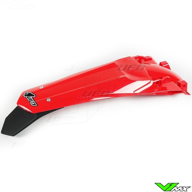 UFO Rear Fender with LED Tail Light Red - Honda CRF250R CRF450R