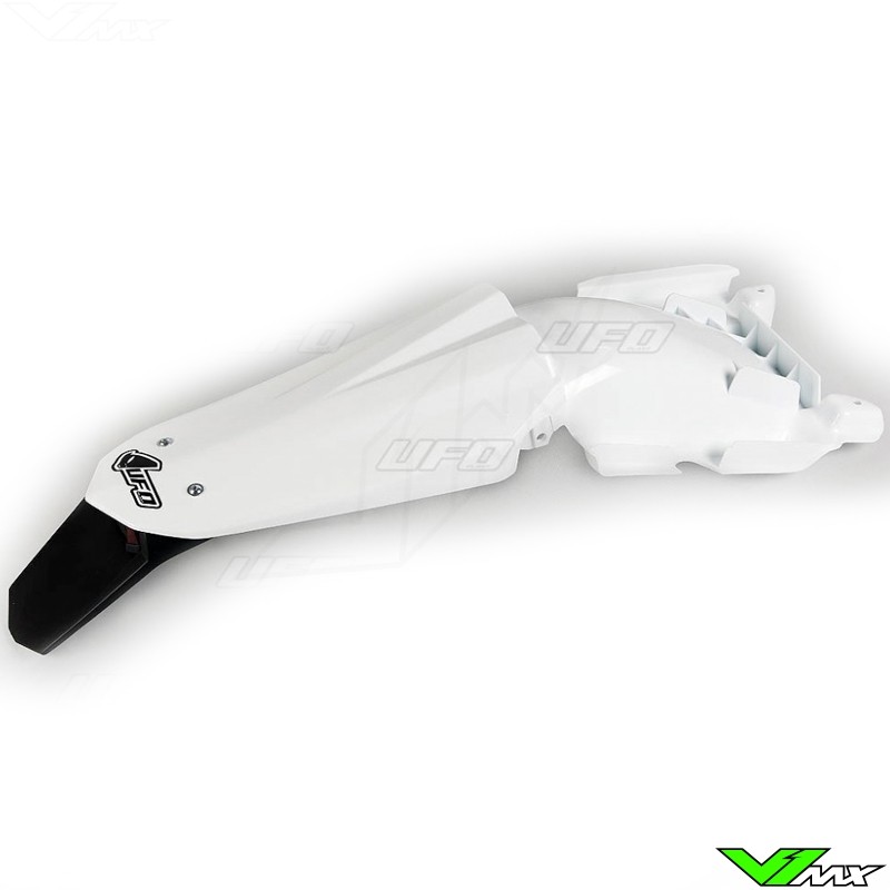 UFO Achterspatbord met Achterlicht Wit - Husqvarna CR125 WR125