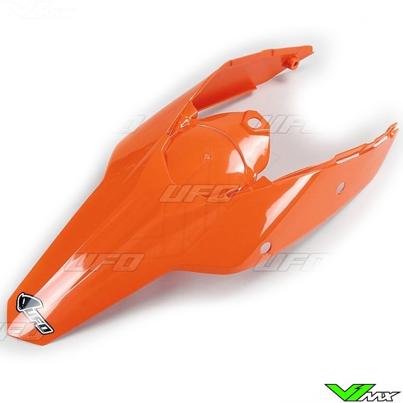 UFO Rear Fender and Side Number Plate Orange - KTM 125EXC 250EXC 250EXC-F 300EXC 450EXC