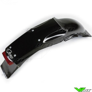 UFO Rear Fender with Tail Light Black - Suzuki RM125 RM250