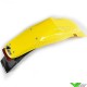 UFO Rear Fender with Tail Light Yellow - Suzuki RM125 RM250