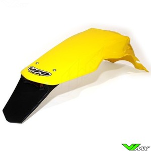 UFO Rear Fender with LED Tail Light Yellow - Suzuki RM125 RM250