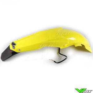 UFO Achterspatbord met LED Achterlicht Geel - Suzuki RMZ450