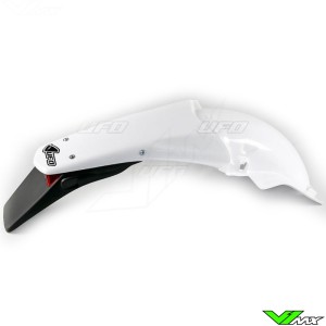 UFO Rear Fender with Tail Light White - Yamaha WR250F WR450F