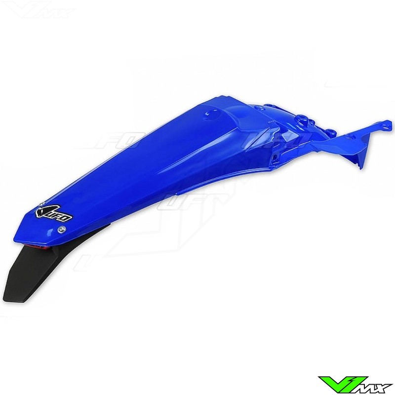 UFO Rear Fender with LED Tail Light Blue - Yamaha WR250F WR450F