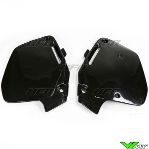 UFO Side Number Plates Black - Honda CR125 CR250 CR500