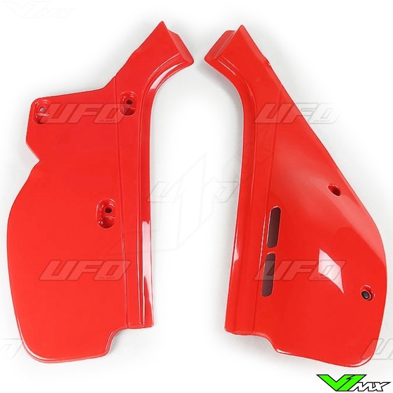 UFO Side Number Plates (XR Red) - Honda XR600R