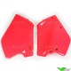 UFO Side Number Plates (CR 92-97 Red) - Honda CR125 CR250