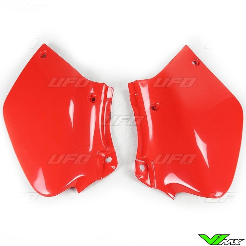 UFO Zijnummerplaten (XR Rood) - Honda XR250R XR400R