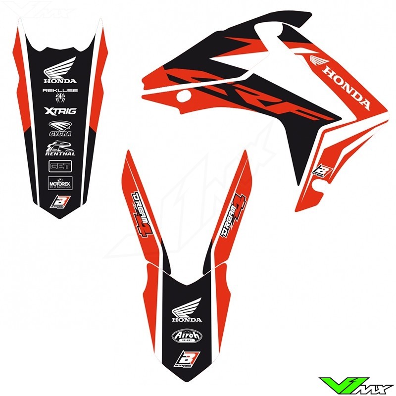 Blackbird Dream 4 Stickerset - Honda CRF250R CRF450R