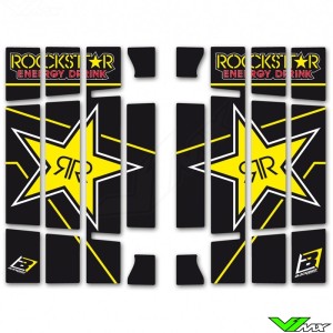 Blackbird Rockstar Radiateur Lamellen Stickers - Husqvarna FC250 FC350 FC450 TC125 TC250