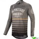 Alpinestars Racer Tech Flagship Cross shirt - Grijs / Oranje (S/XL)