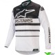 Alpinestars Racer Supermatic Cross shirt - Wit / Zwart (S)