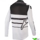 Alpinestars Racer Supermatic Cross shirt - Wit / Zwart (S)