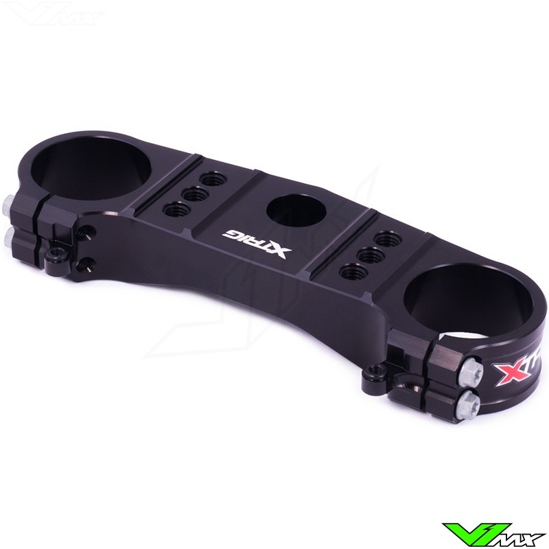 X-Trig Top Triple Clamp Black - Honda CRF250R CRF450R