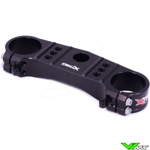 X-Trig Top Triple Clamp Black - Kawasaki KX85