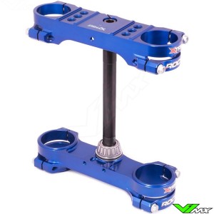 X-Trig ROCS Tech Triple Clamp Blue - Husqvarna TC85