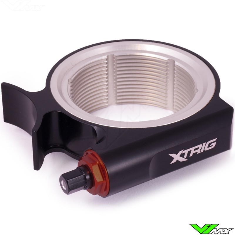 X-Trig Preload Adjuster Black - KTM Husqvarna