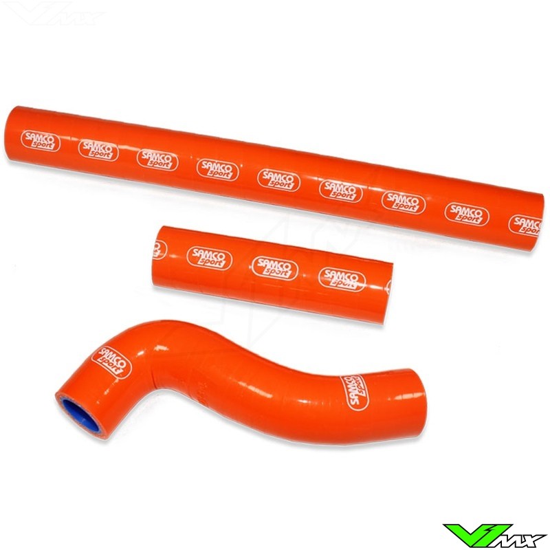 Samco Sport Radiator Hose Orange (Thermostat Bypass) - KTM 250EXCTPI Husqvarna TE300I