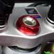 Scar Steering Stem Nut Red - Honda