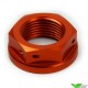 Scar Steering Stem Nut Orange - KTM SX-E5 50SX 65SX 85SX