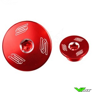 Scar Engine Plugs Red - Honda CRF150R CRF250R CRF450R CRF450RX CRF450X XR250R