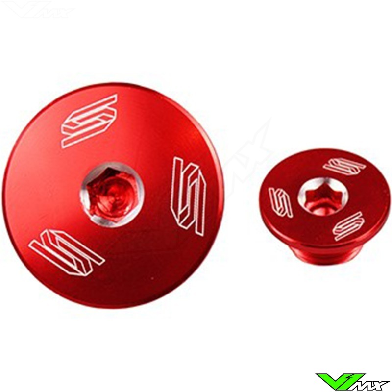 Scar Motorplug Rood - Kawasaki KXF250 KX250X KXF450 KX450X KLX450