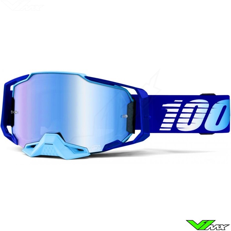 100% Armega Royal Crossbril - Mirror Blauw