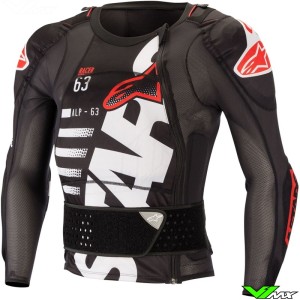 Alpinestars Sequence Beschermingsvest - Zwart / Wit / Rood