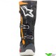 Alpinestars Tech 10 Motocross Boots - Black / Orange / Fluo Red