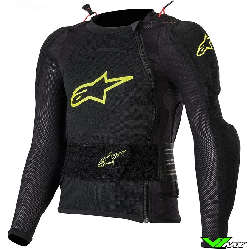 Alpinestars Bionic Plus Kinder Beschermingsvest - Zwart / Fluo Geel