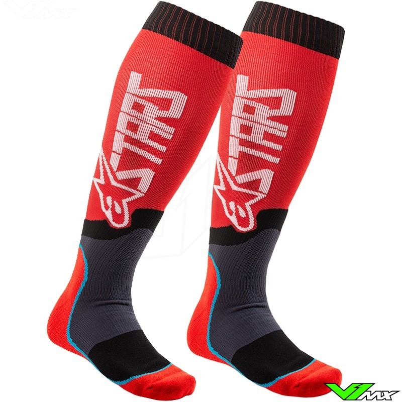 Alpinestars MX PLUS 2 2020 Motocross Socks - Red