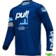 Pull In Challenger Race Motocross Jersey - Navy / Cyan (XL)
