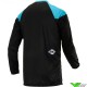 Kenny Track Cross shirt - Zwart / Turquoise (S/L/XXL)