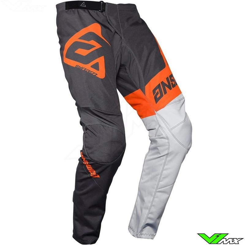 Answer Syncron 2020 Youth Motocross Pants - Voyd / Charcoal / Orange (20)