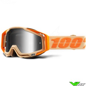100% Racecraft Sahara Motocross Goggle - Mirror Silver