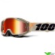 100% Racecraft Poliet Crossbril - Mirror Rood