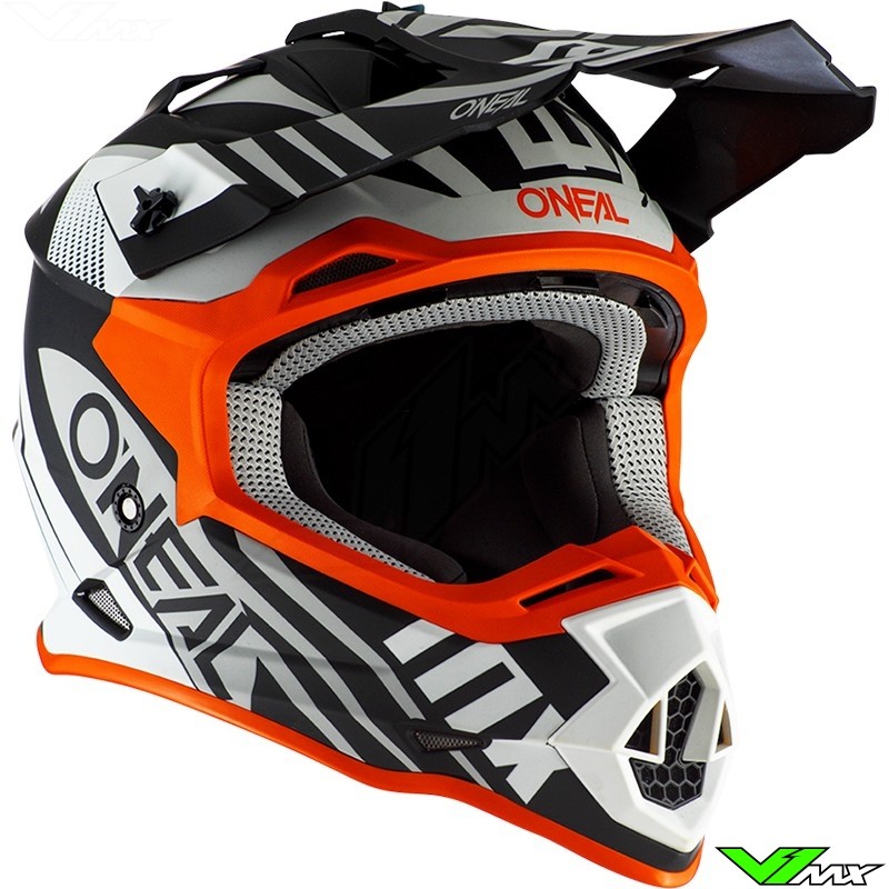 Oneal 2 Series Motocross Helmet - Spyde / Orange