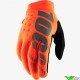 100% Brisker Motocross Gloves - Fluo Orange