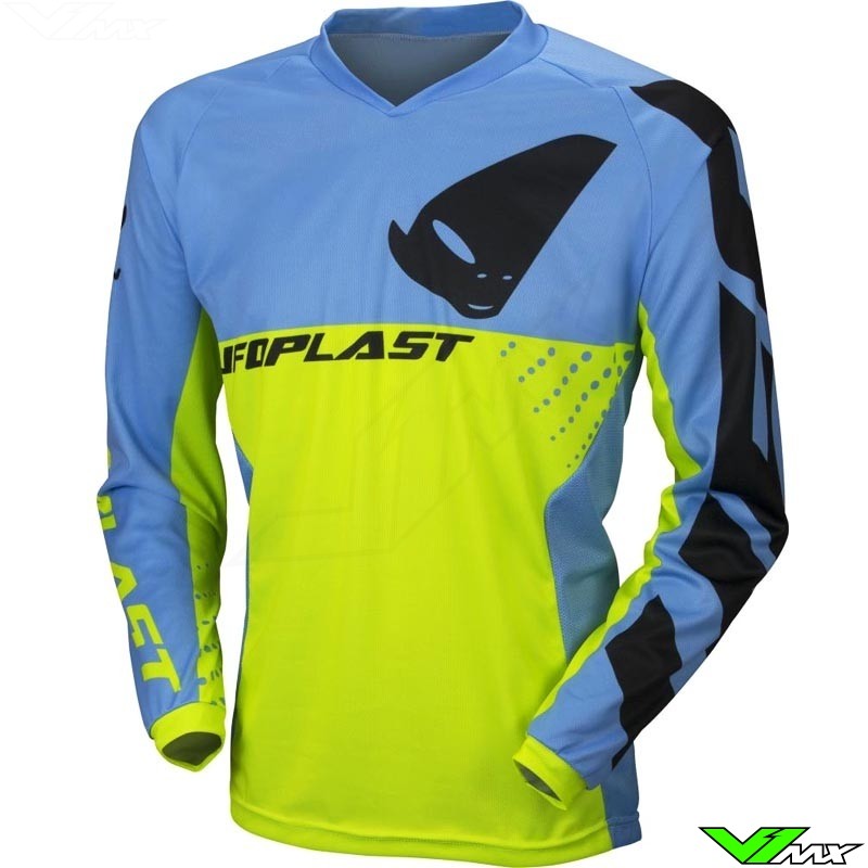 UFO Division 2020 Cross shirt - Fluo Geel