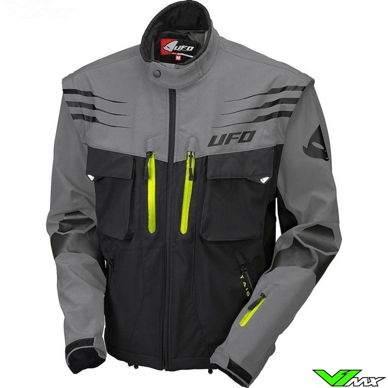 UFO 2020 Tiaga Enduro Jacket Black Removable sleeves ALL Sizes 