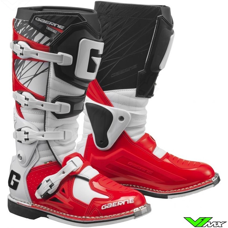 Fastback Motocross Boots - Red