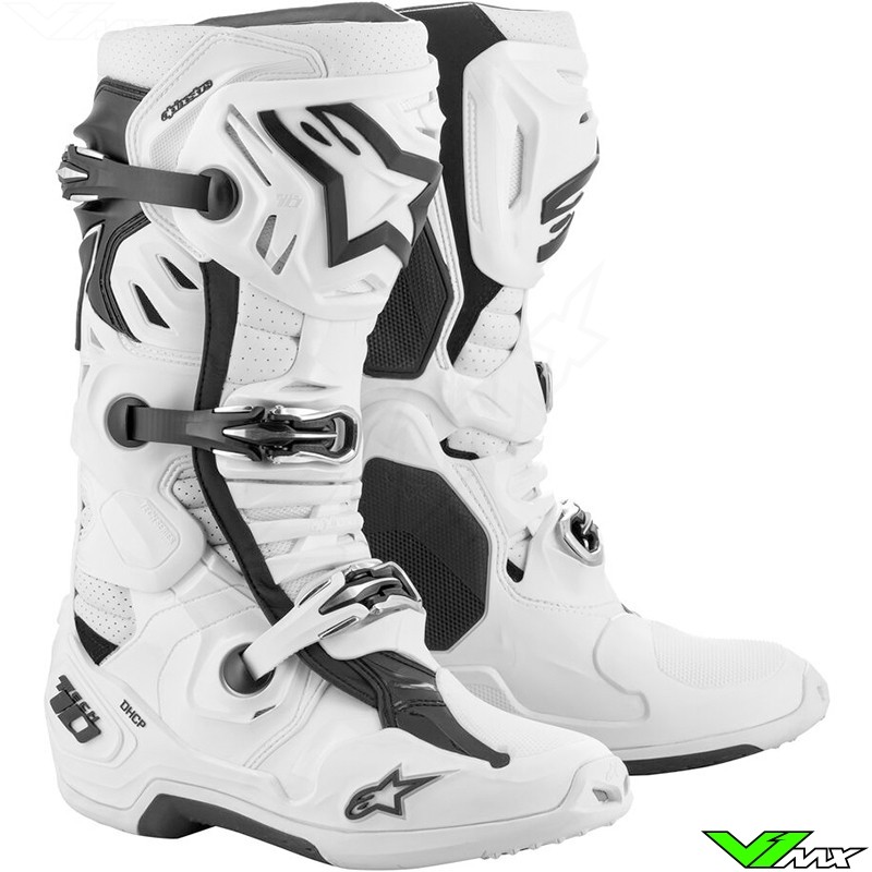 Alpinestars Tech 10 Supervented Crosslaarzen - Wit