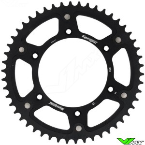 Supersprox Stealth Rear Sprocket Black - Suzuki Husqvarna GasGas Beta Sherco